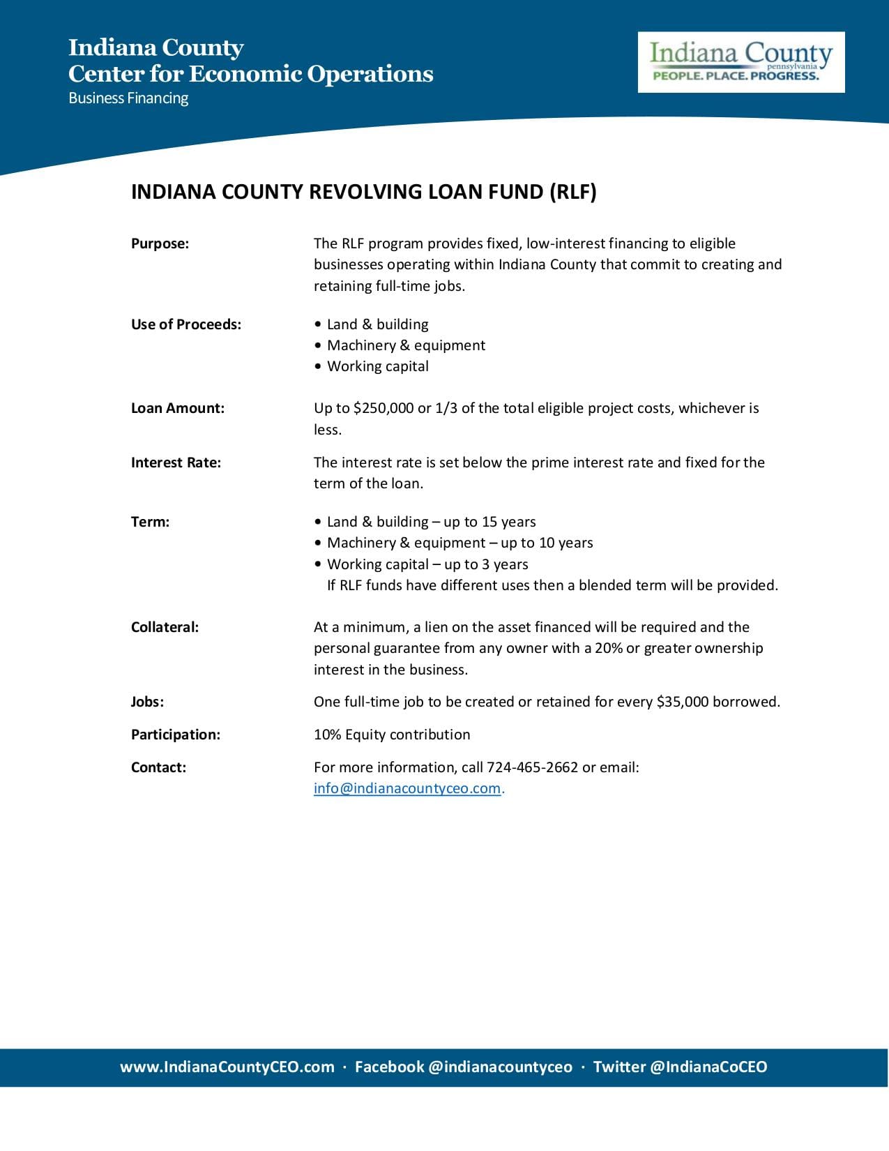 RLF Loan Program